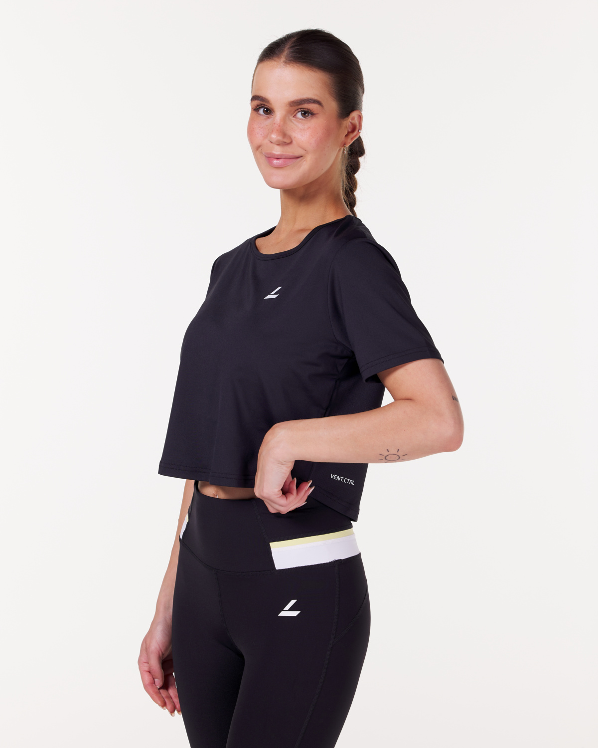 LEVITY Breeze Mesh Back T-shirt Black