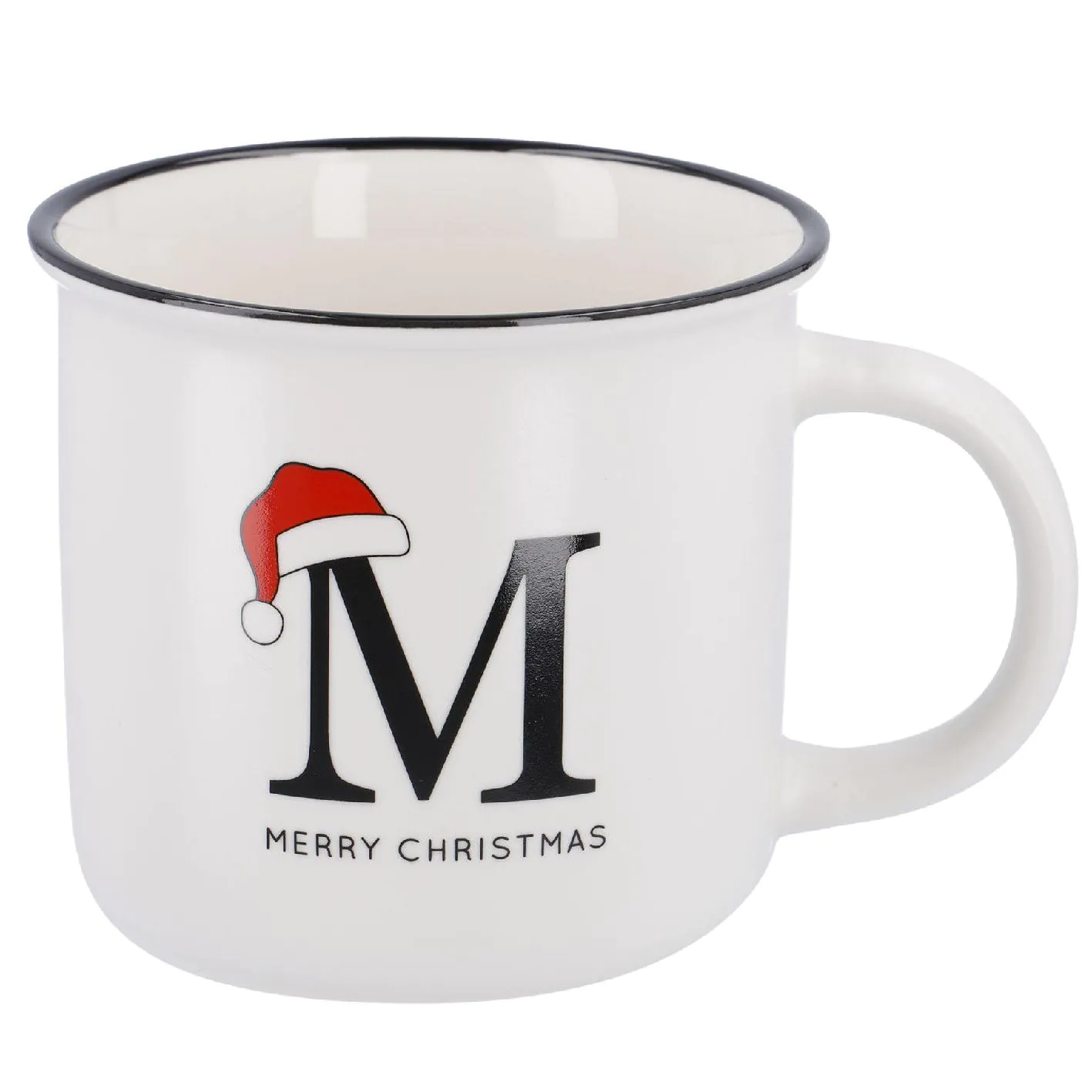 Becher Buchstabe mit Mütze, M, 380 ml