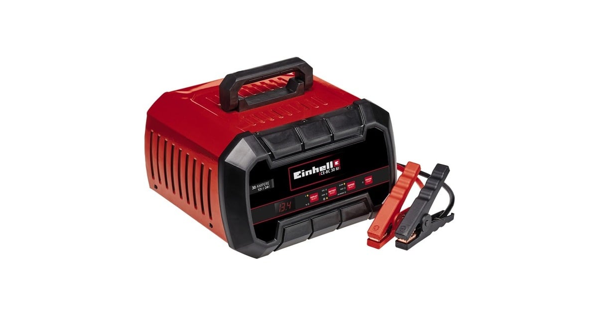 EINHELLCE-BC 30 M Acculader oplader  (Rood/zwart)