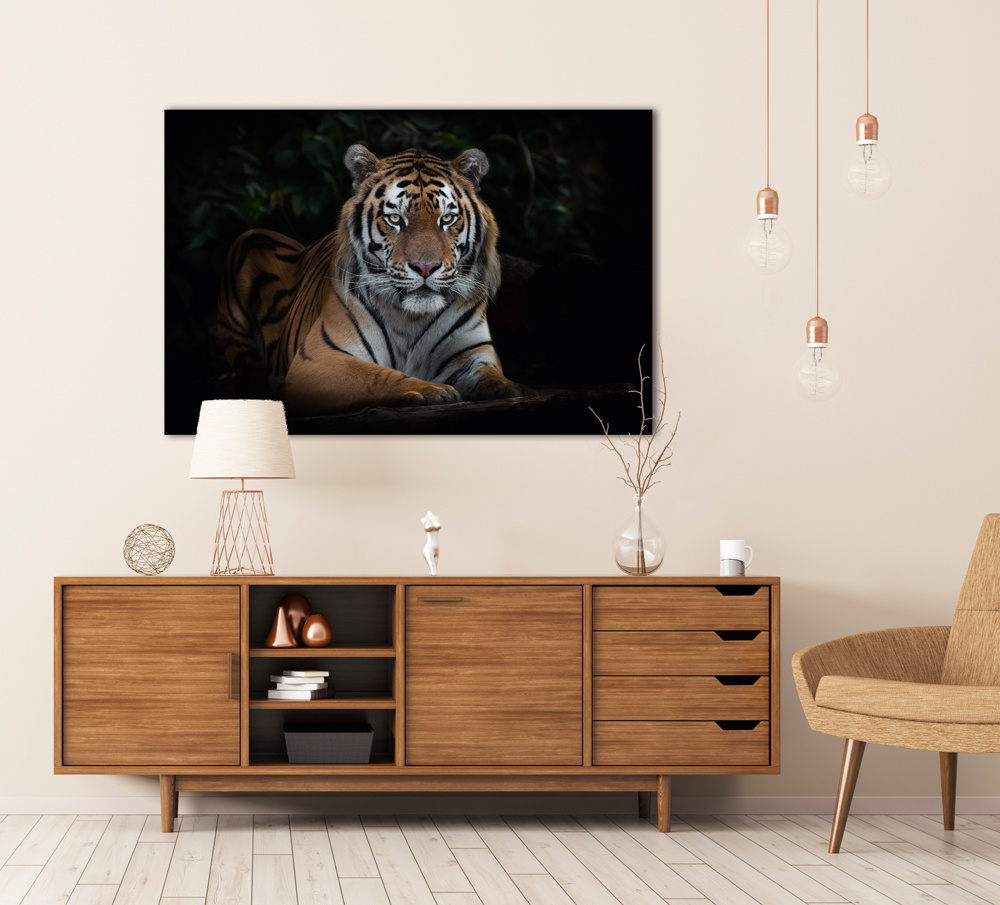 Akustikbild IMPOSANTER TIGER 80x120cm, 7kg