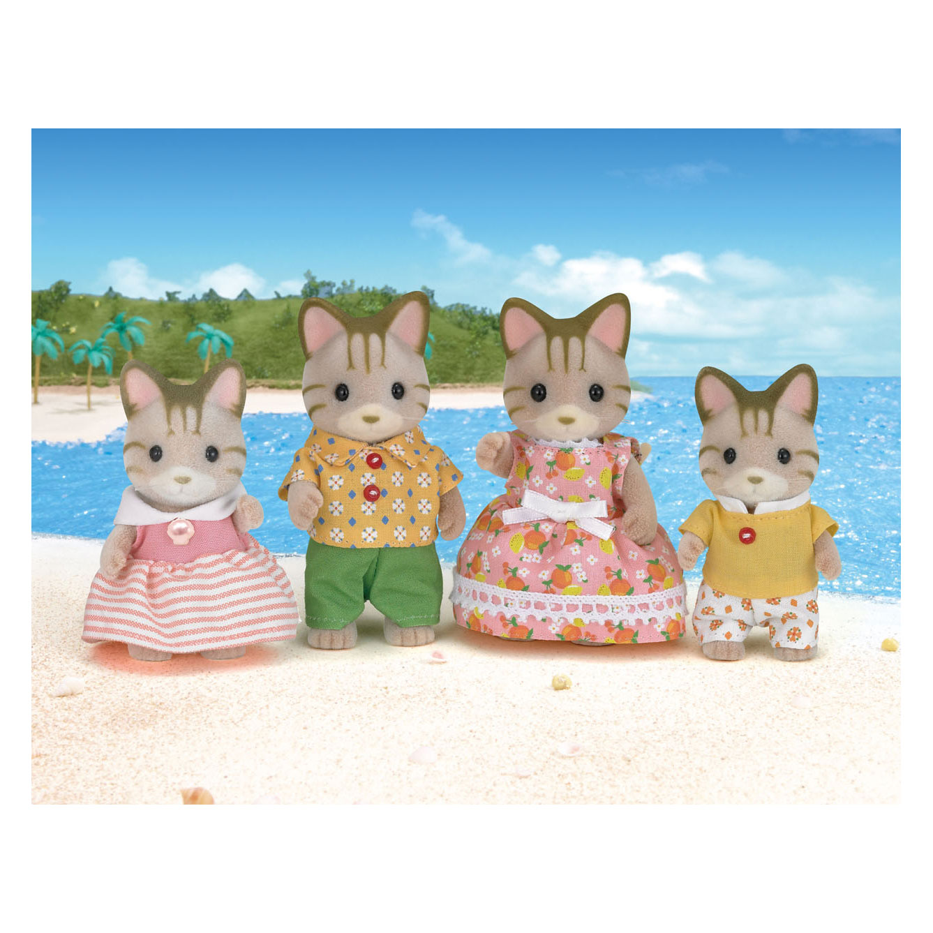 Sylvanian Families 5180 Familie Gestreepte Kat