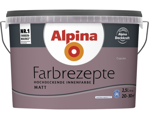 Alpina muurverf kleur recepten Cupcake 2.5 l