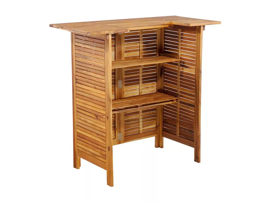 Table de bar 110 x 50 x 105 cm Bois d'acacia massif