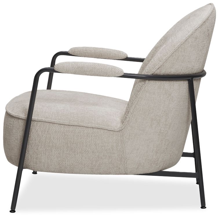Fauteuil Beige Amelia B73 x D82 x H77 cm