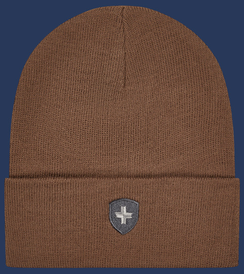 Hafenmütze Classicstrick, Khaki/Anthracite/Silver