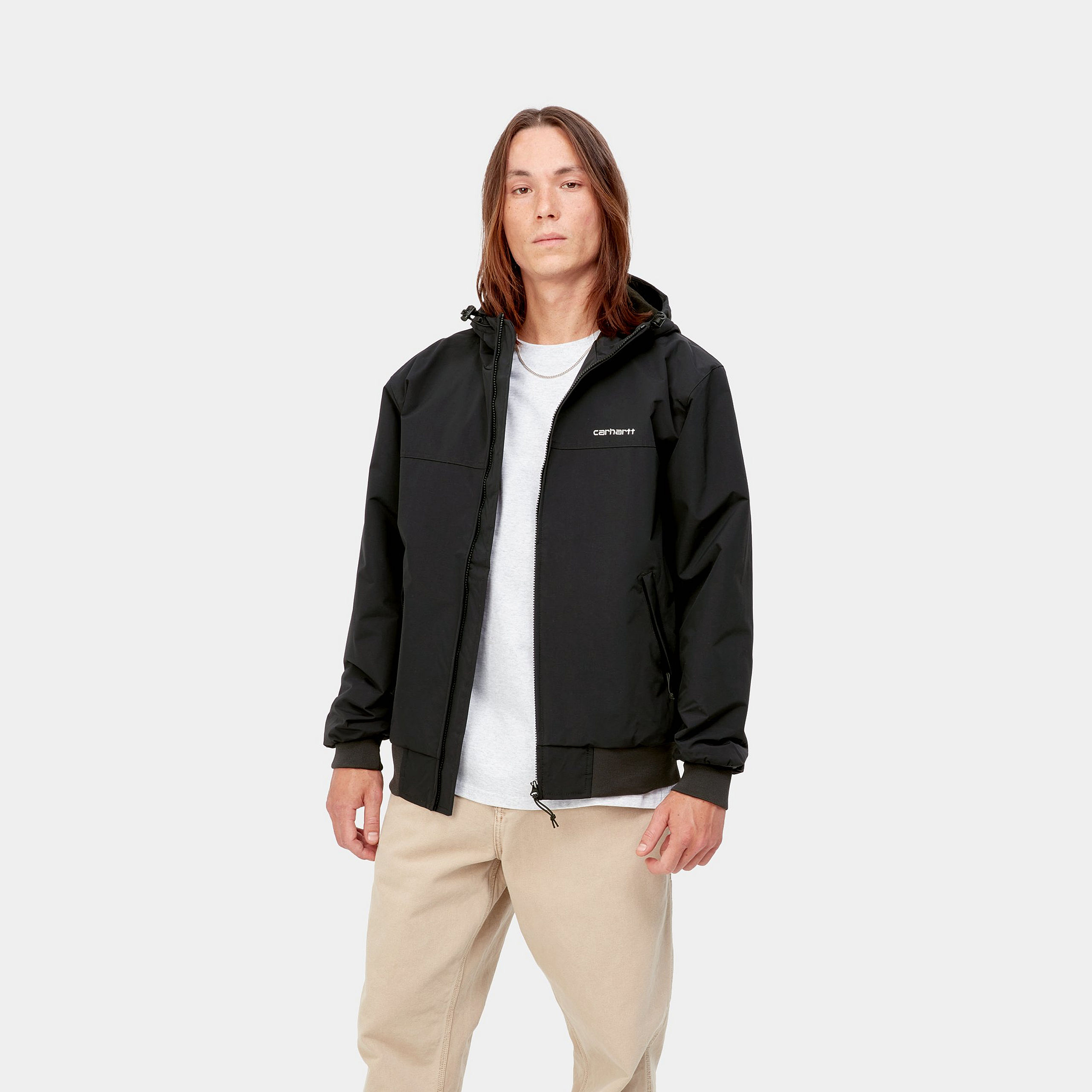 Carhartt WIP Hooded Sail Jacket Cypress / Black