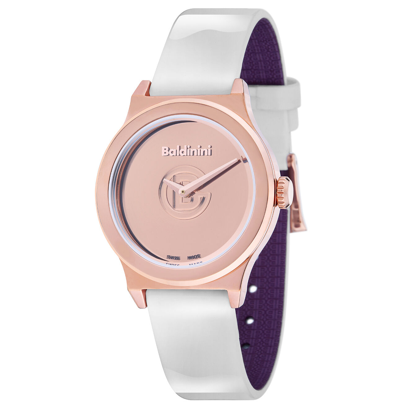 Baldinini Montre Femme en Cuir Gibi blanche
