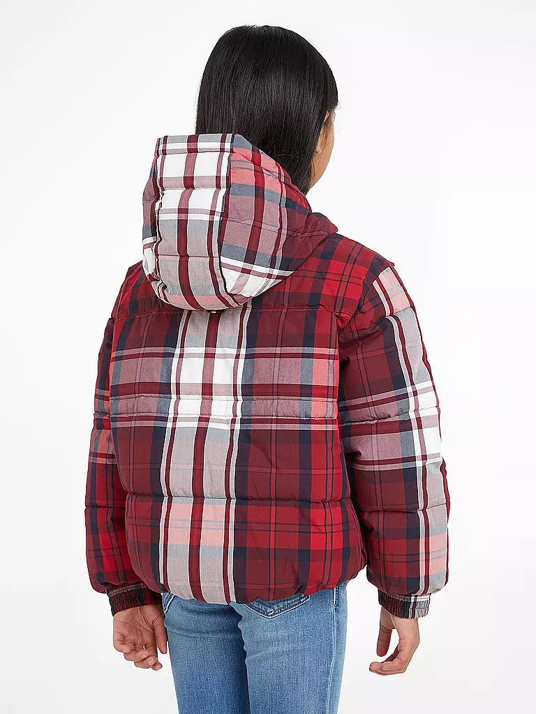 TOMMY HILFIGER Mädchen Jacke rot