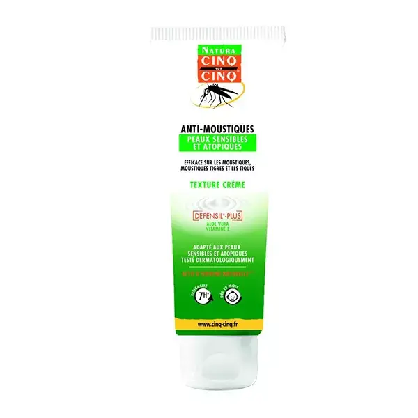 Creme antimosquito Five on Five para pele sensível 100ml