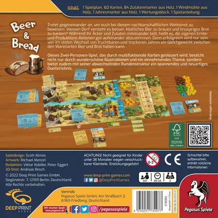 Pegasus Spiele Beer & Bread (Deep Print Games)