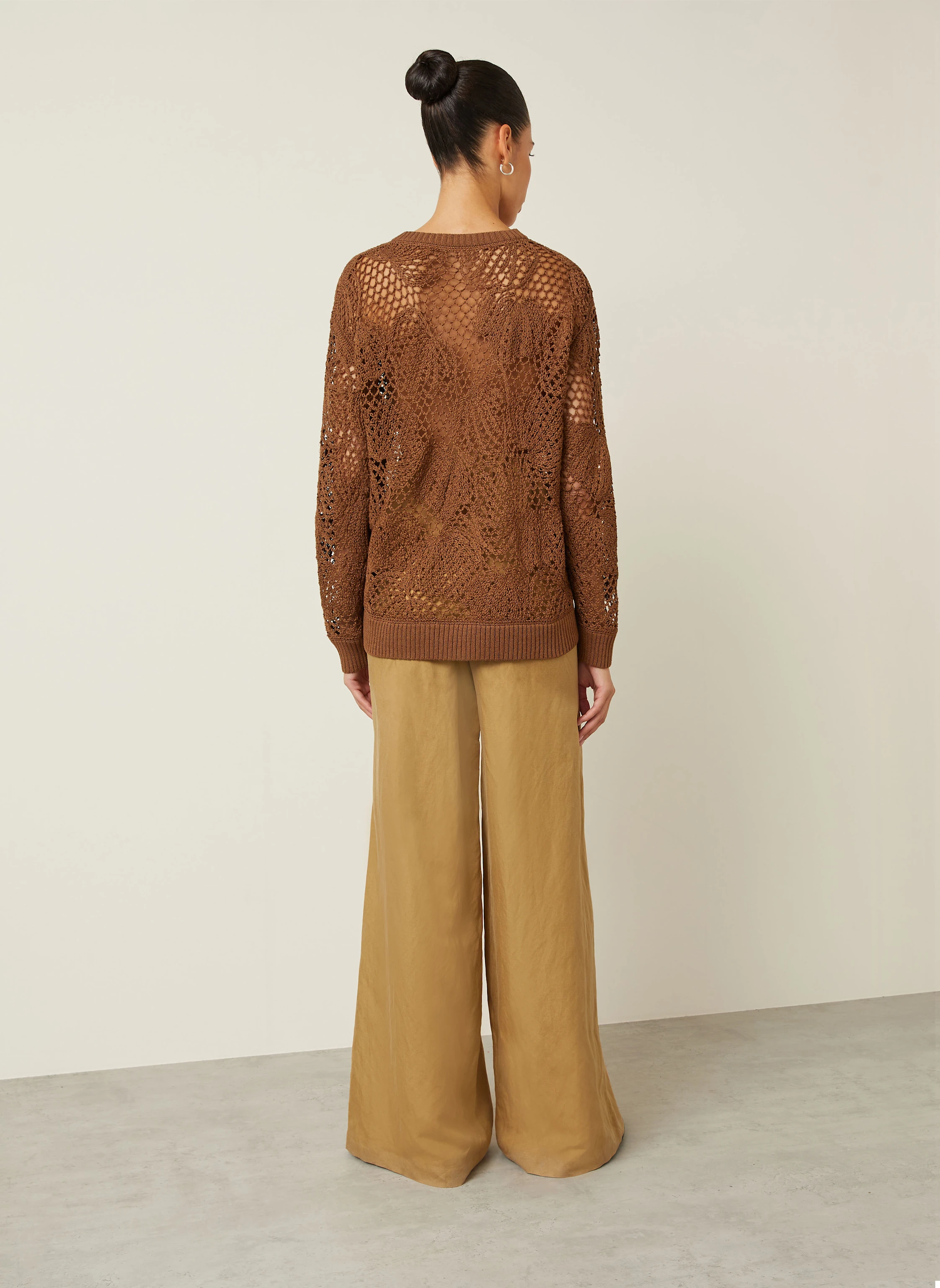 Max Mara Marlenehose ONORE mit Leinen und Seide