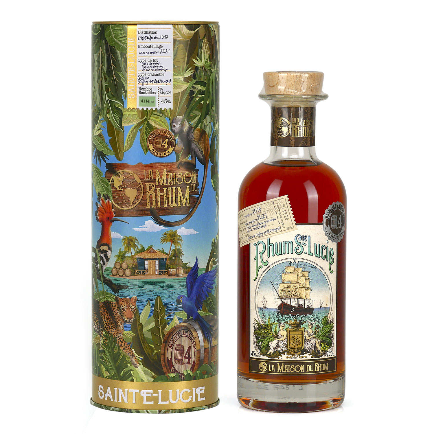 La Maison du Rhum Sainte-Lucie (Santa Lucia Distillers) - Millésime 2013 45%