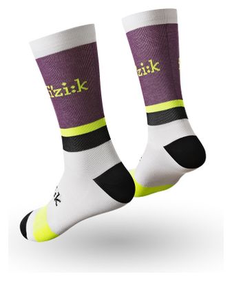 Chaussettes Fizik Team Edition Lila/Blanc