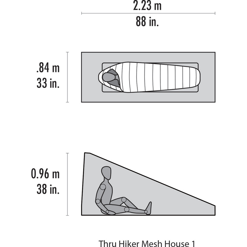 MSR Thru-Hiker Mesh House 1
