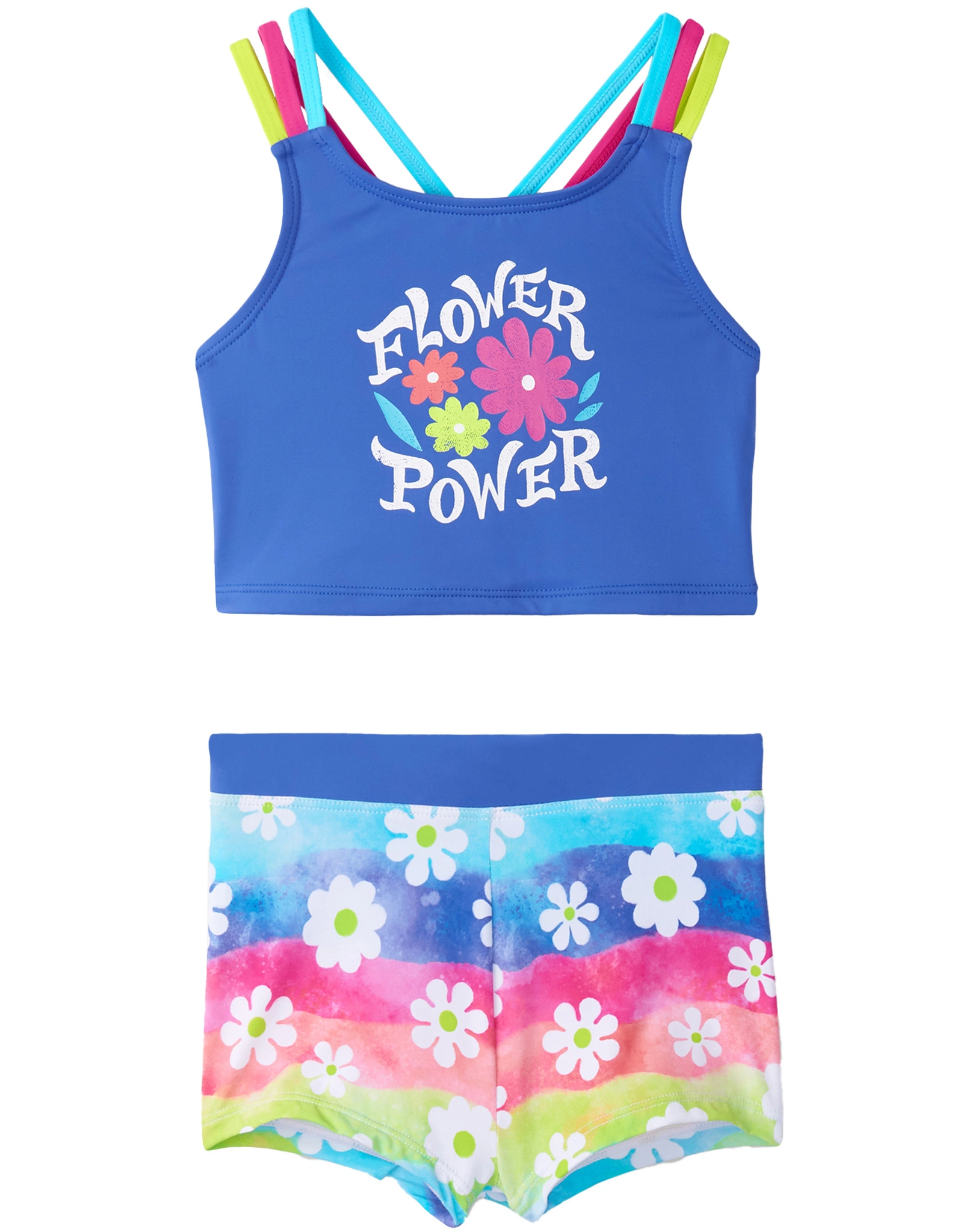 Bikini RAINBOW FLOWER in bunt