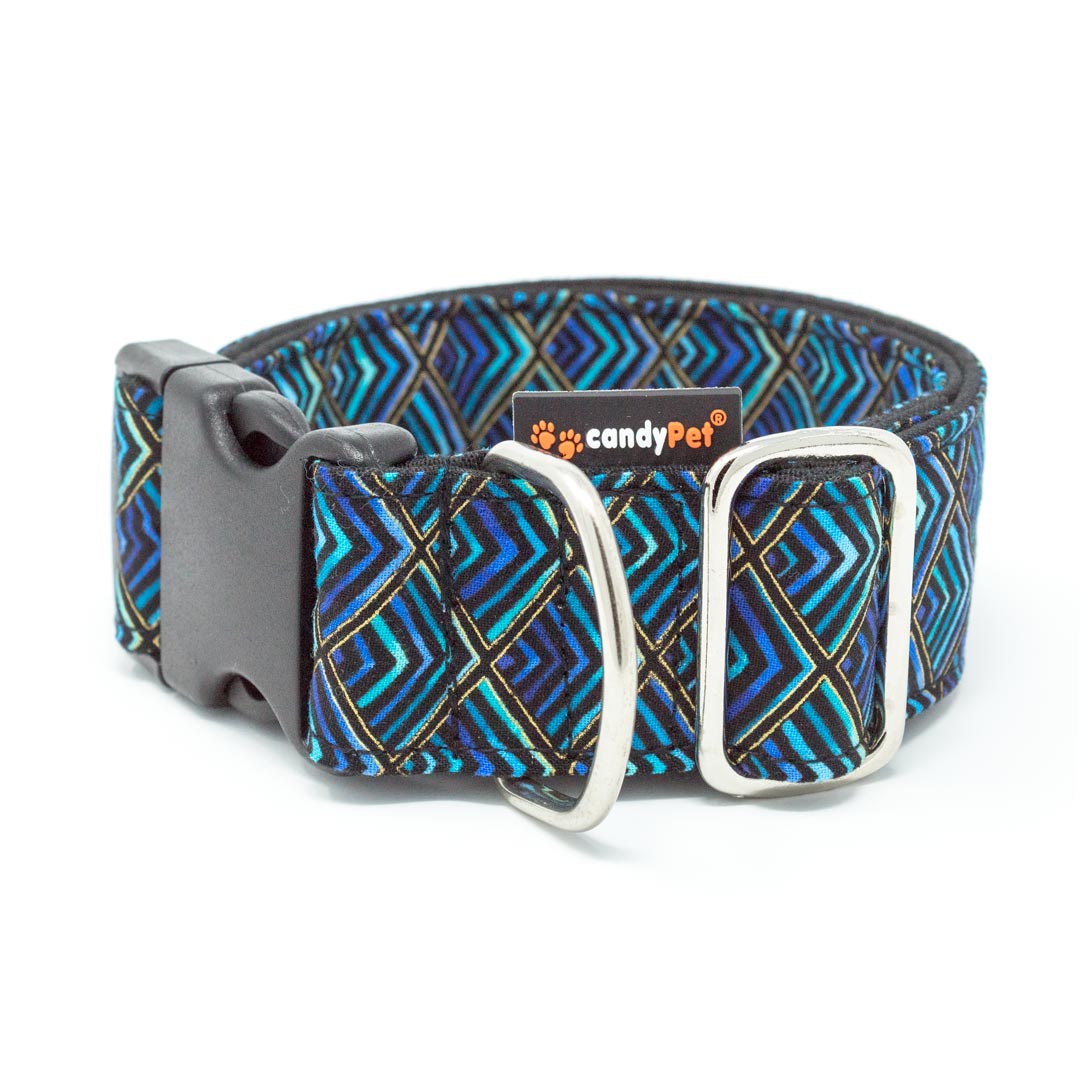 Coleira click candyPet® para cães - Modelo azul