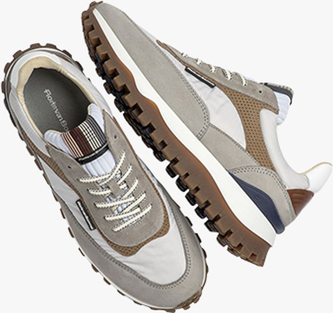 FLORIS VAN BOMMEL grijze floris van bommel lage sneakers sfm-10157