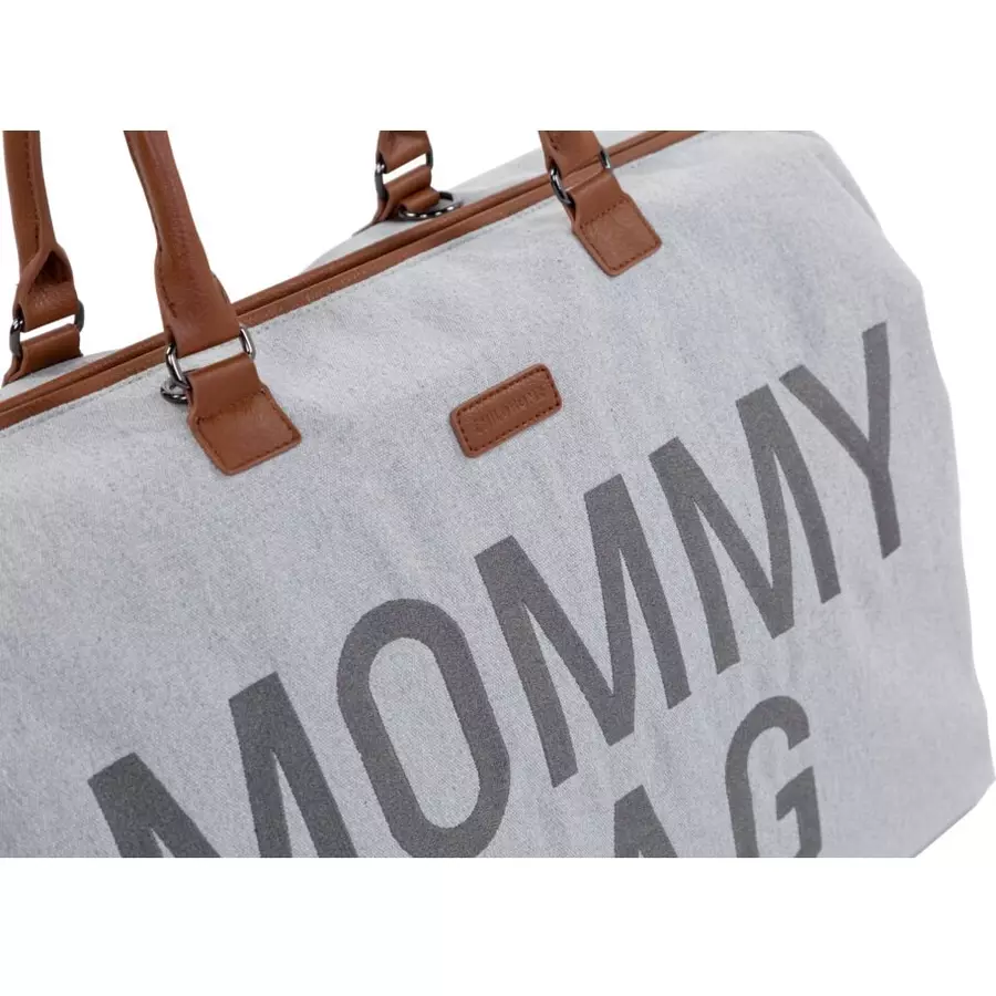 CHILDHOME Mommy Bag Canvas Grau