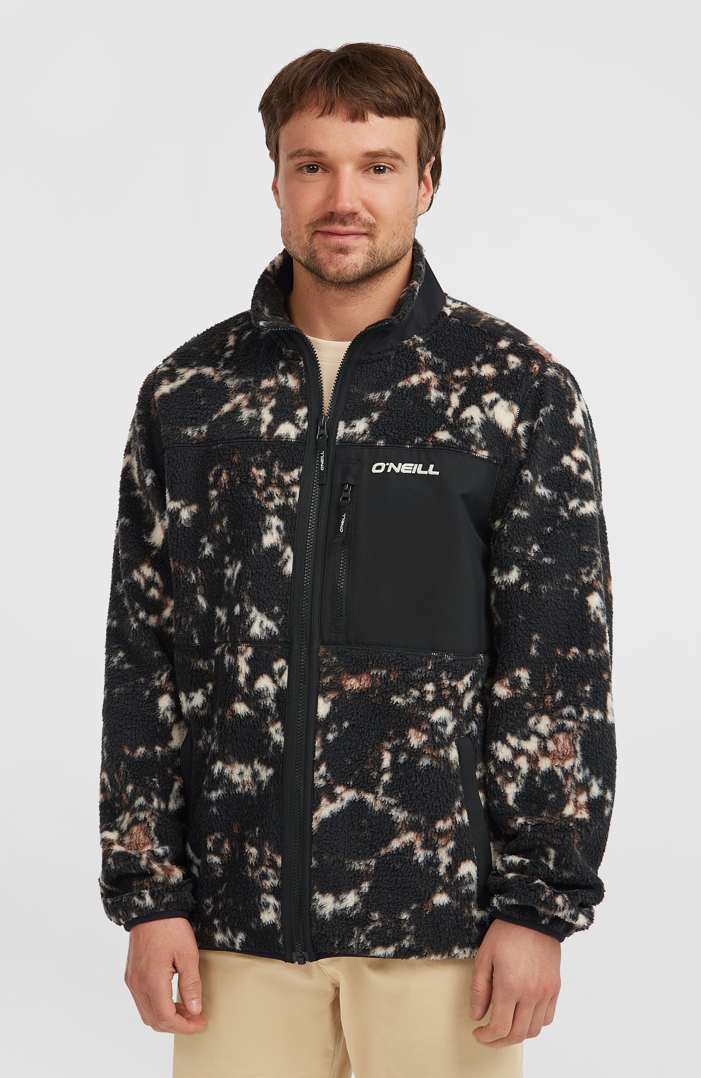 Must-Have High-Pile fleecevest met volledige rits