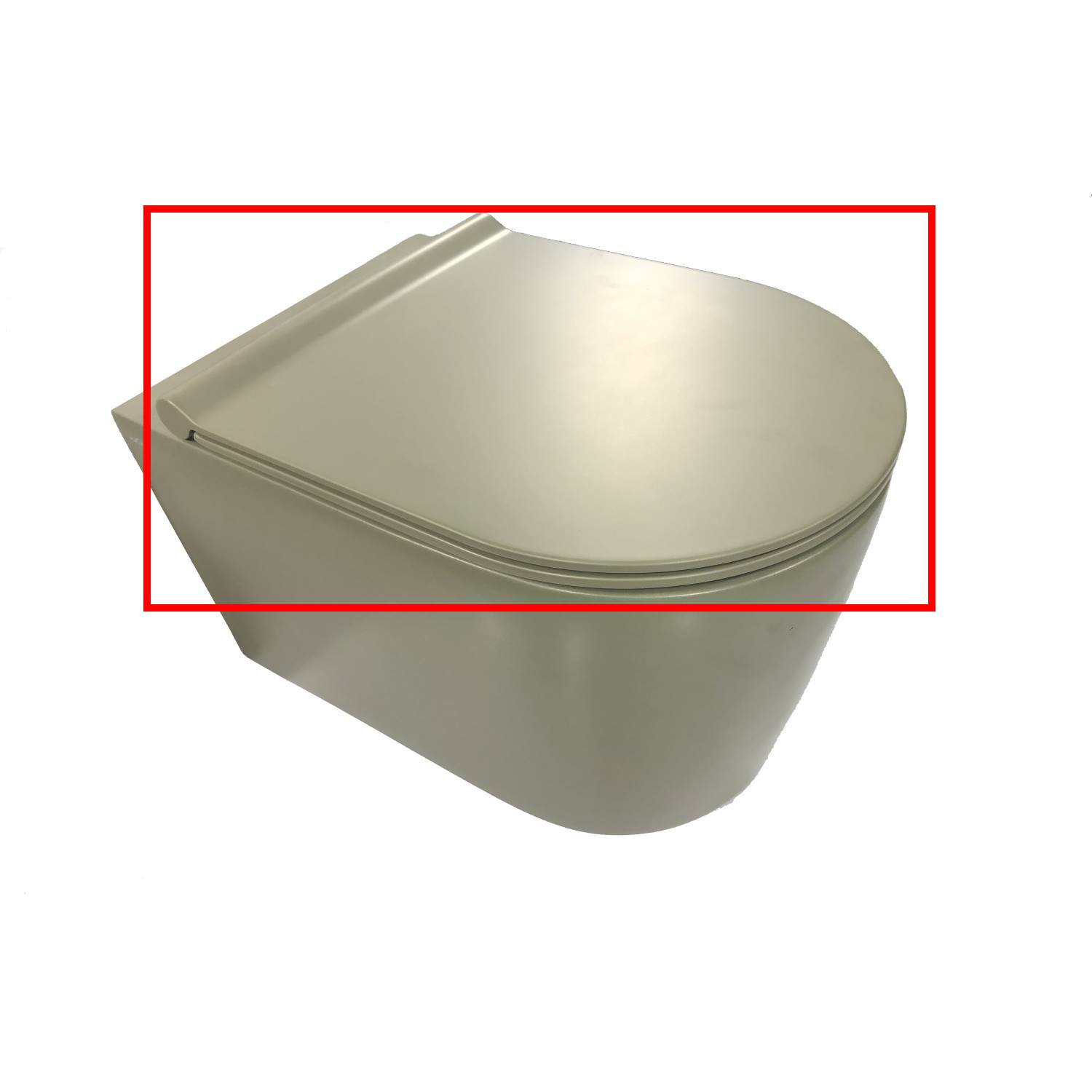 Salenzi Form Slim toiletzitting mat legergroen
