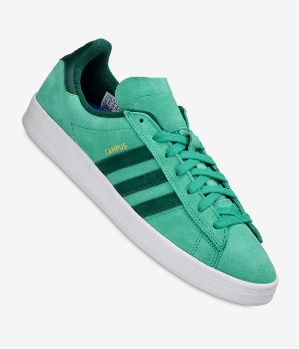 adidas Skateboarding Campus ADV Schuh (green core green white)