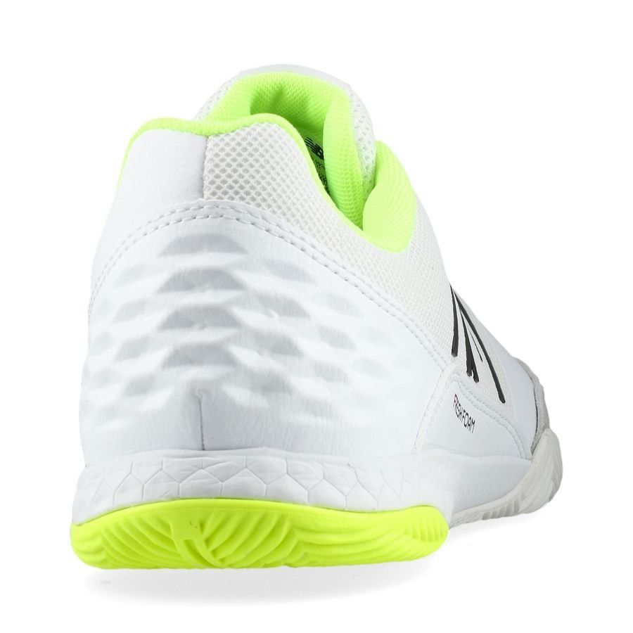 New Balance Audazo V6 Command IN - Blanc/Jaune Fluo