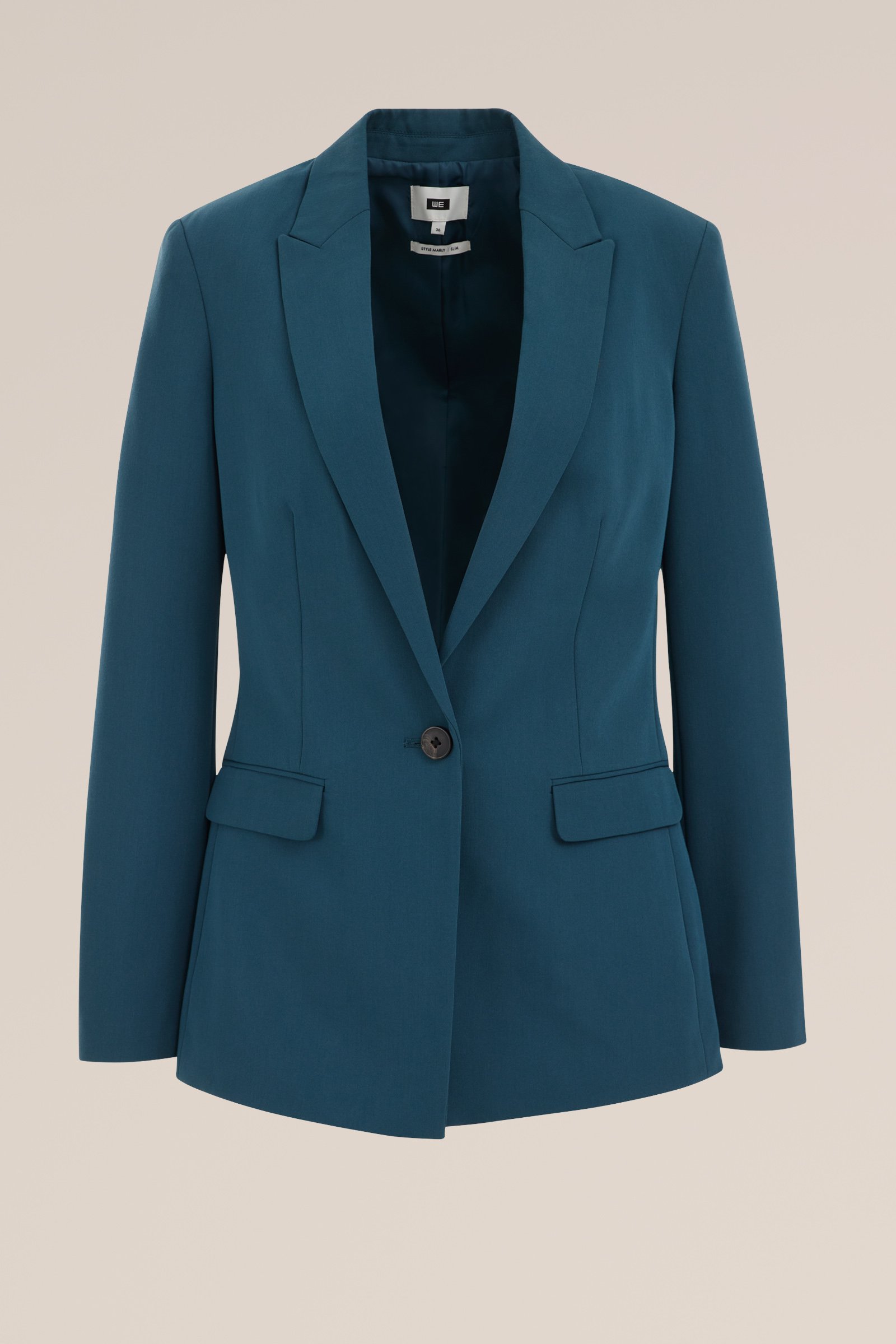 getailleerde blazer WE Fashion Zeegroen