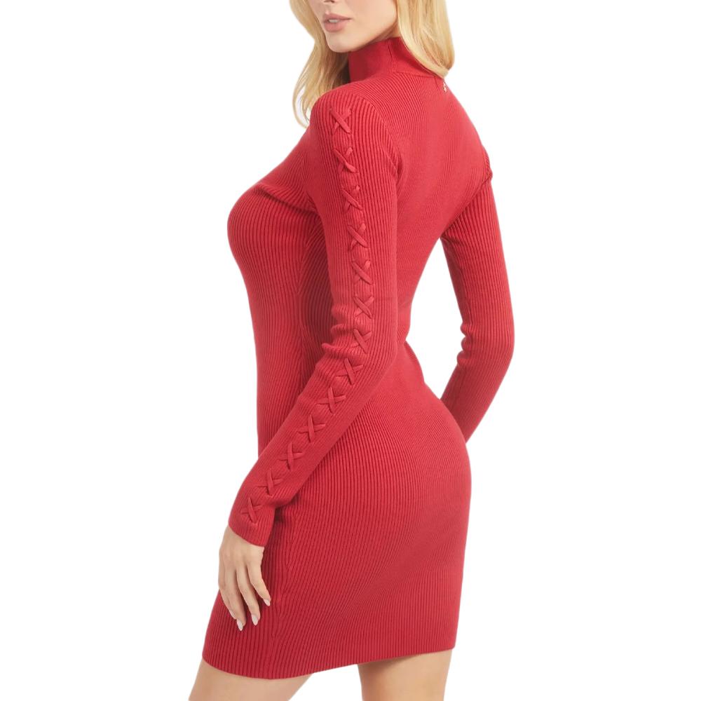Guess Robe Rouge Femme Guess Mock