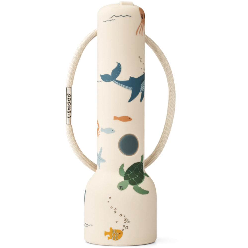 Køb LIEWOOD Sea Creature / Sandy Gry Printed Lommelygte