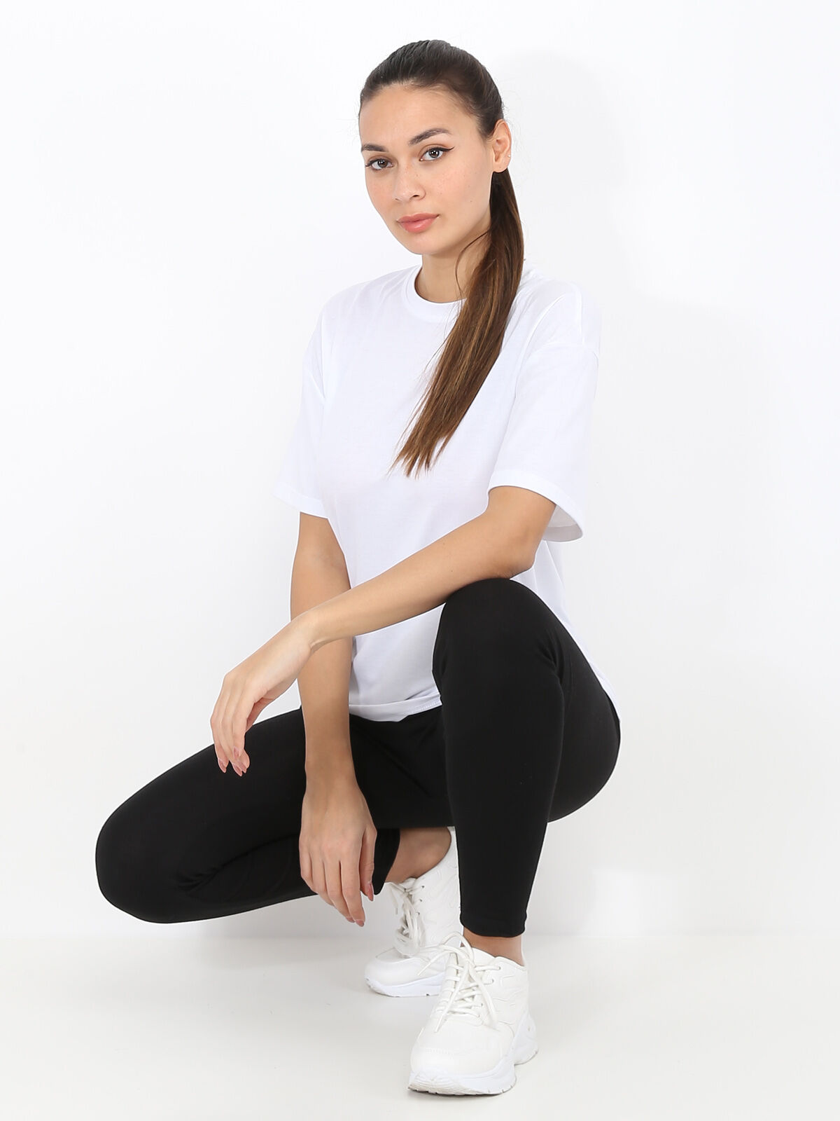 T-shirt en coton- Blanc