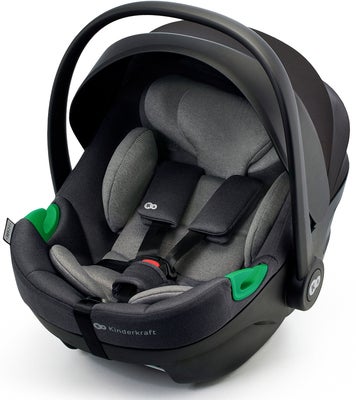 Kinderkraft I-CARE i-Size Babybilstol, Cool Grey