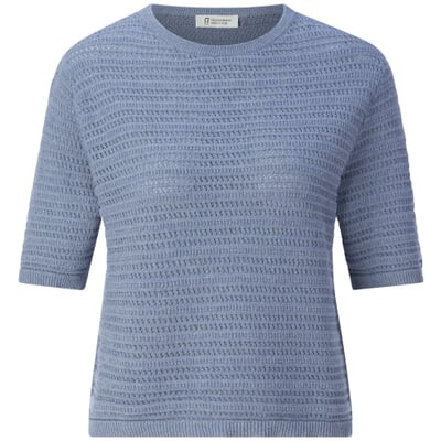 Damen-Strickshirt, Hellblau