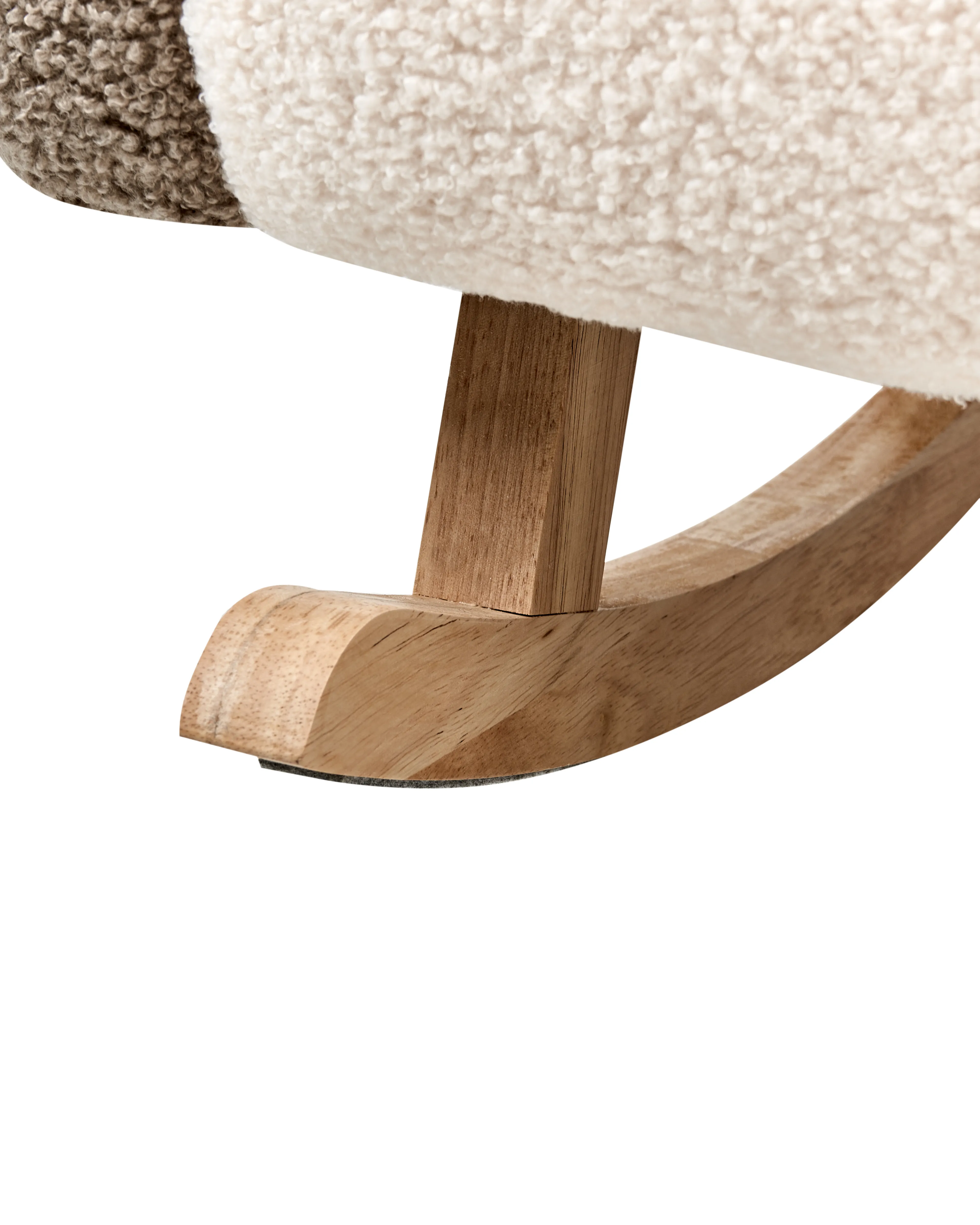 Kinderschommelstoel Wolk SKARE Bouclé Beige