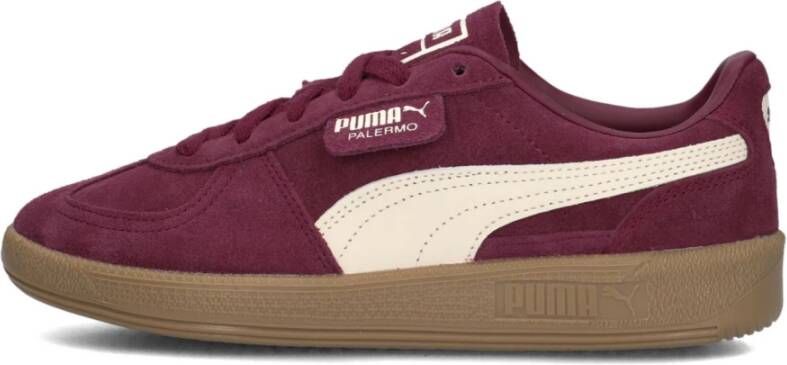 Puma Palermo ruby shimmer alpine snow Leer Unisex