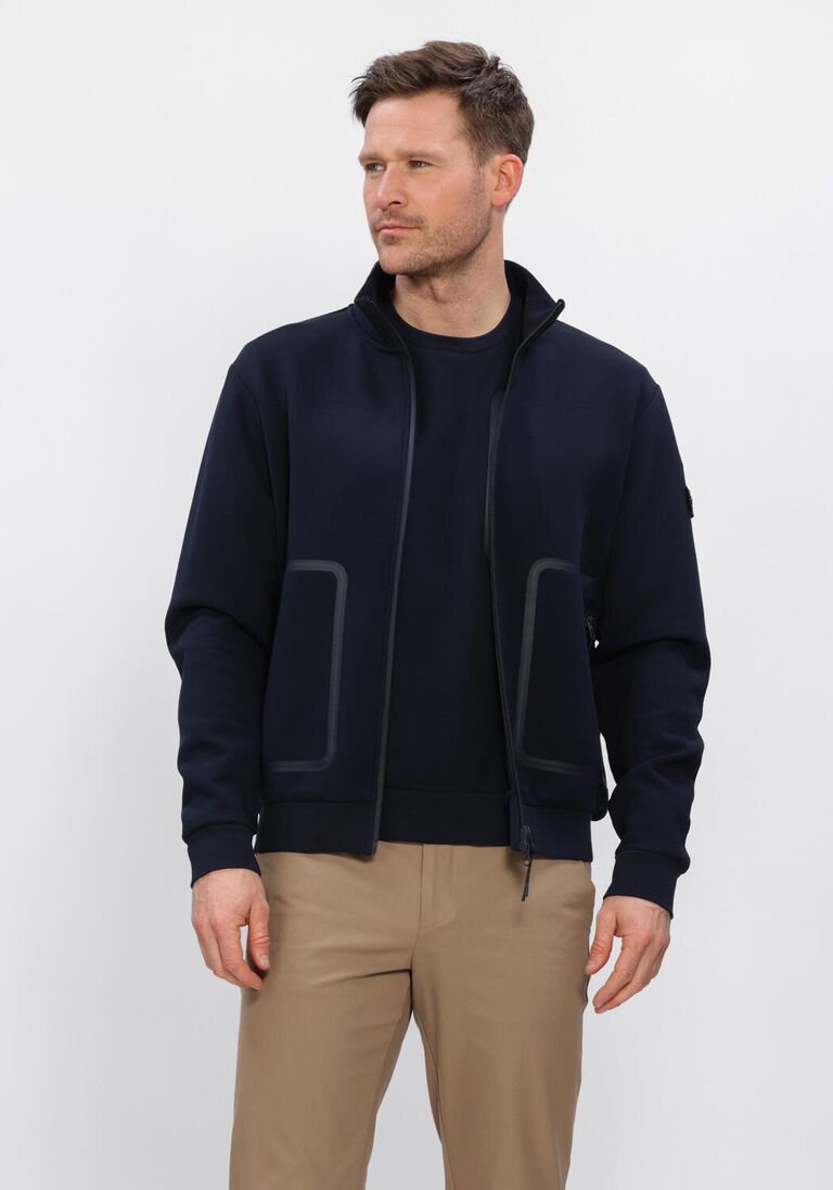 donkerblauwe peuterey vest scott