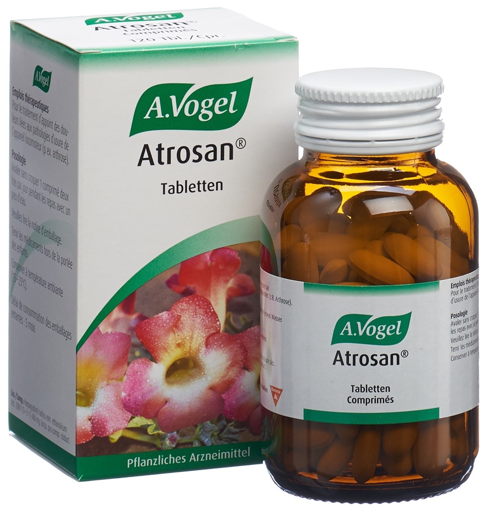 VOGEL Atrosan Filmtabl Teufelskrallen-Tabletten Glas 120 Stk