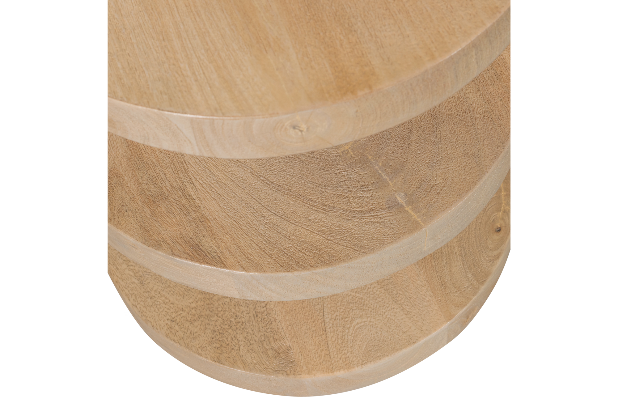 WOOOD bijzettafel halfrond Darren Darren halfronde bijzettafel - Naturel