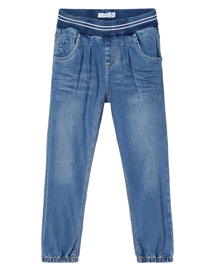 Jeanshose NMFBIBI DNMTORAS 2468 Baggy Fit in medium blue