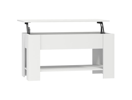 VIDAXL - Table basse blanc 101x49x52 cm bois d'ingénierie