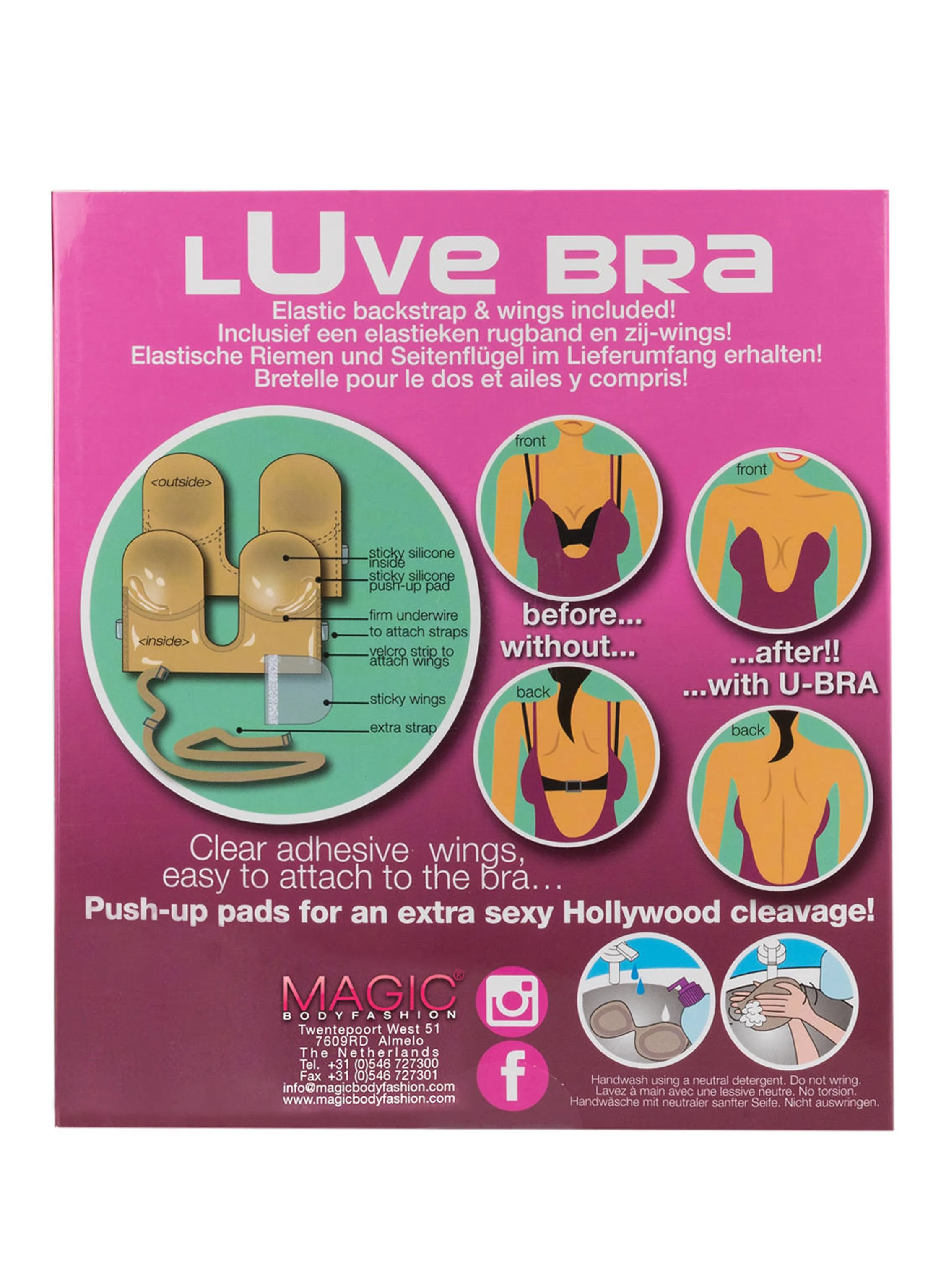 MAGIC Bodyfashion Push-up-BH LUVE BRA