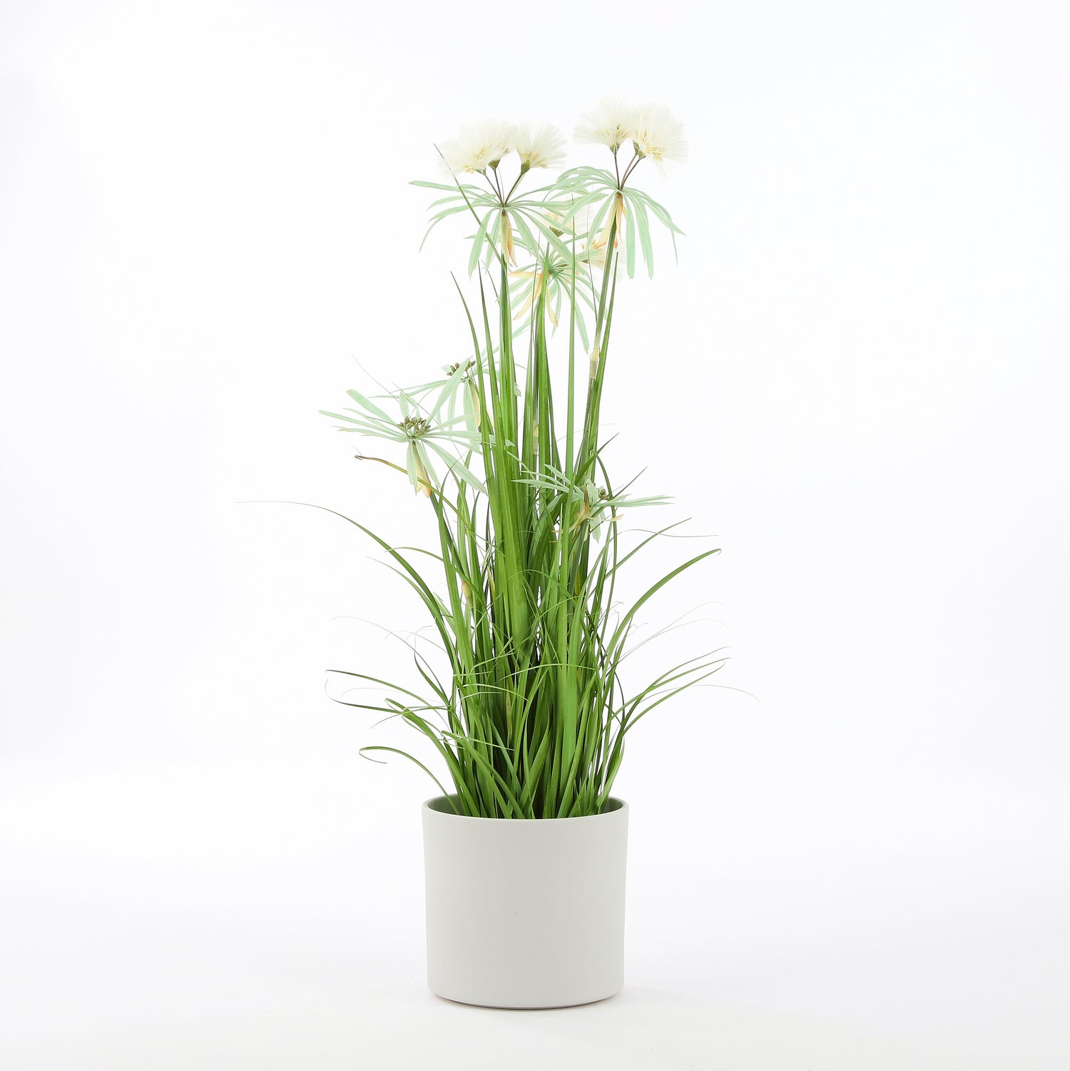 Mica Decorations bloempot Era mat lichtgrijs D 28 H 26 cm