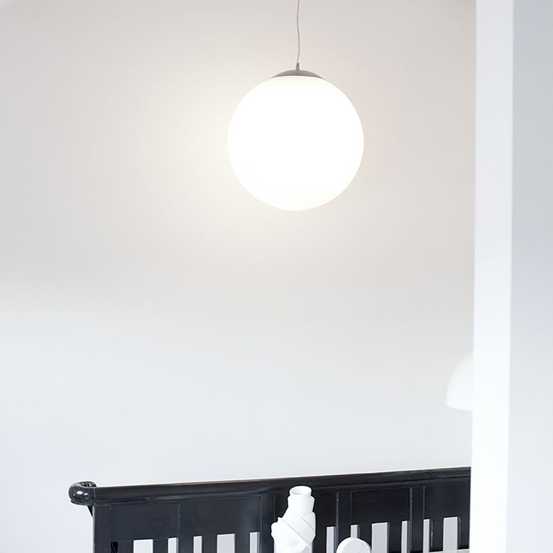 Scandinavische hanglamp opaal glas 50cm - Ball 50