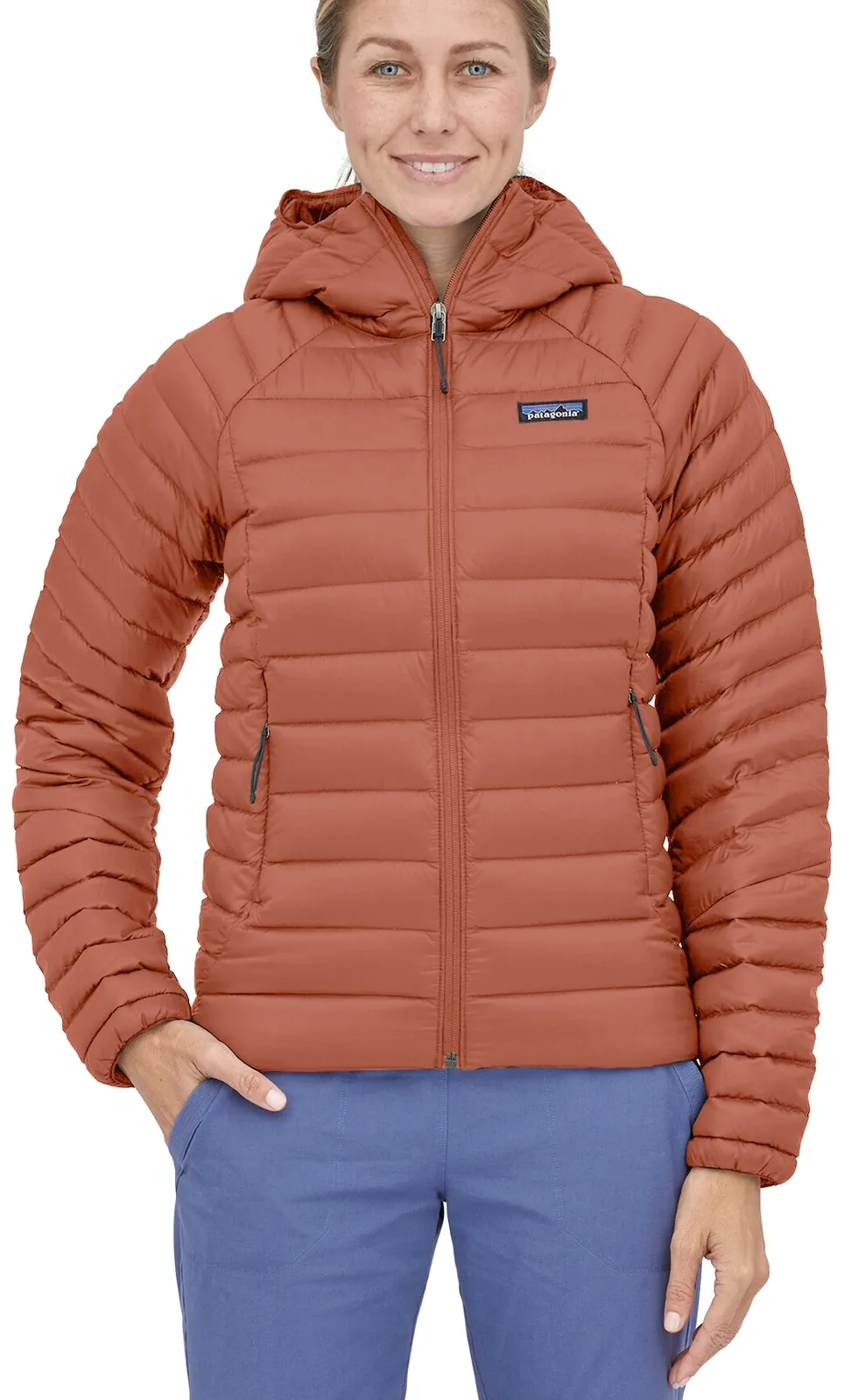 Patagonia W's Down Sweater Hoody Burl Red