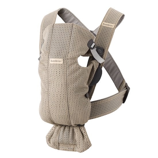 Porte-bébé Mini   Gris/Beige Mesh 3D        de               BabyBjörn