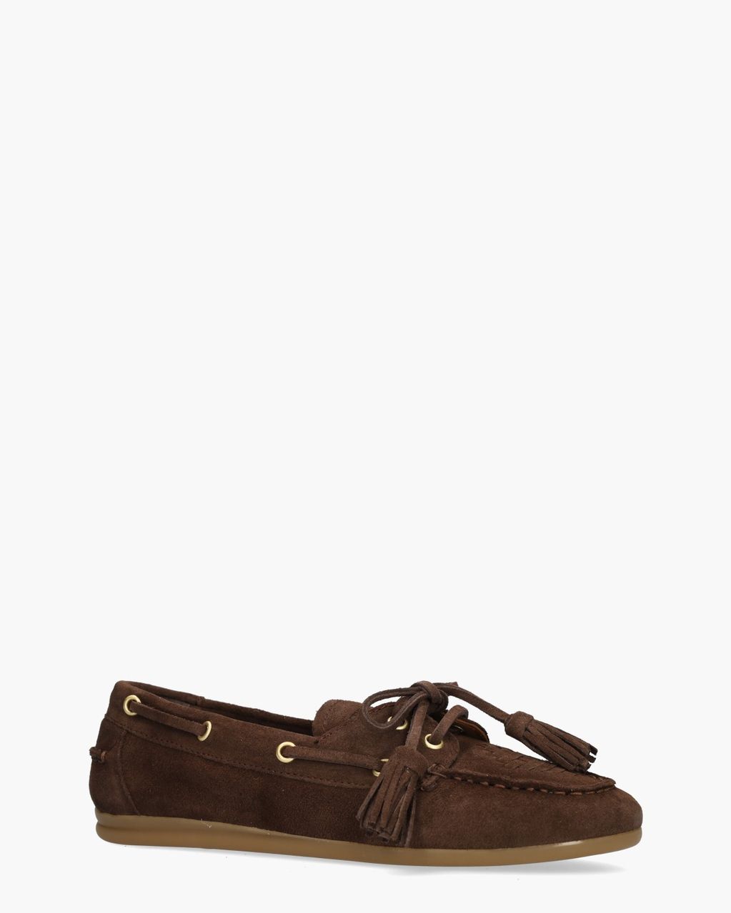 Toral Shima Donkerbruin Dames Veterschoenen