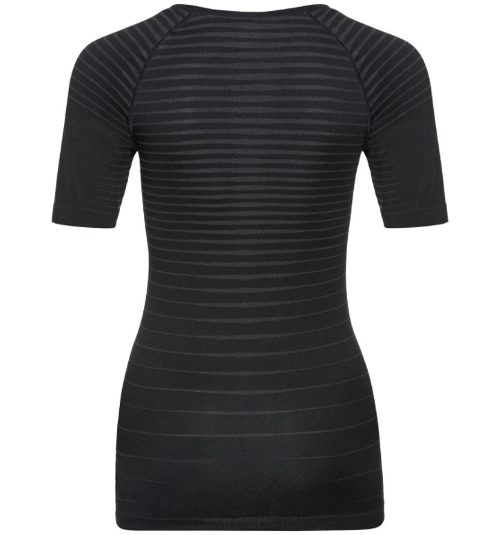 Odlo Performance Light Kortærmet Baselayer Sort Til Kvinder