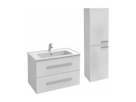 Pack meuble vasque 80 cm JACOB DELAFON Ola up blanc + colonne