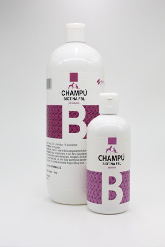 Shampoo de biotina para cães e gatos, com aroma de biotina