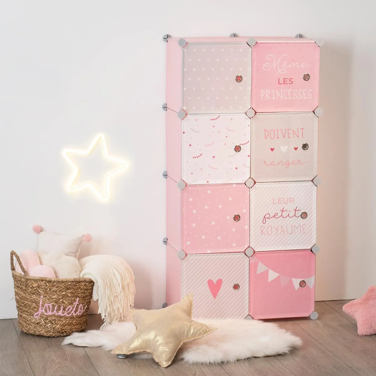 Atmosphera, Createur D'Interieur Atmosphera Rangement Penderie - Rose