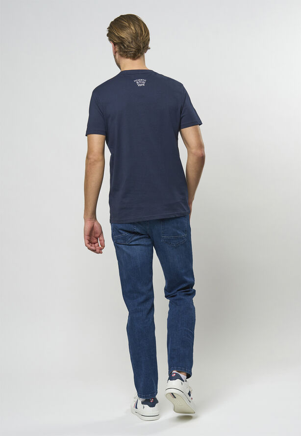 U.S. Polo Assn. USPA T-Shirt Archibald Men 19-4020tcx dark sapphire
